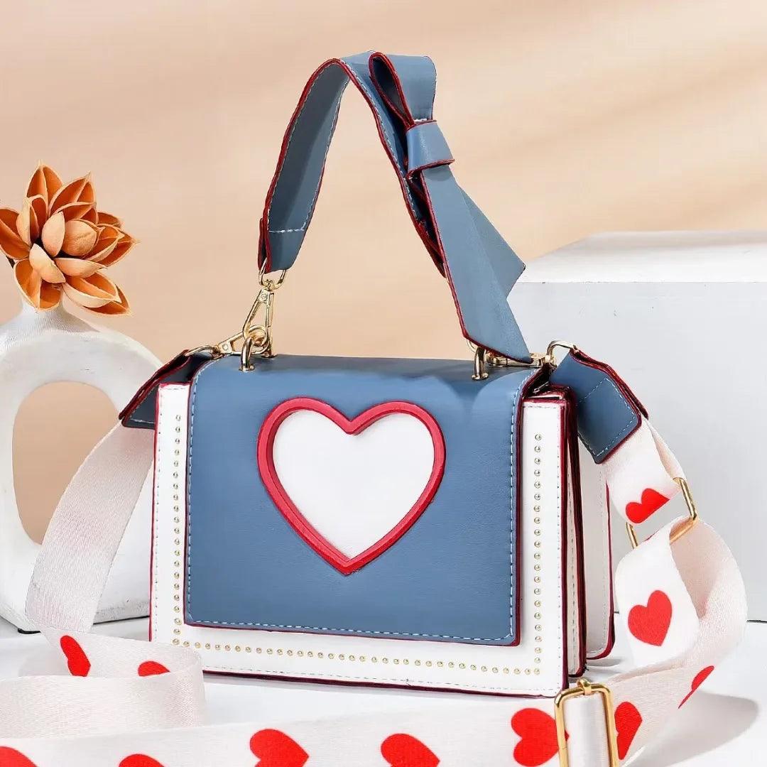 sweet heart crossbody bag