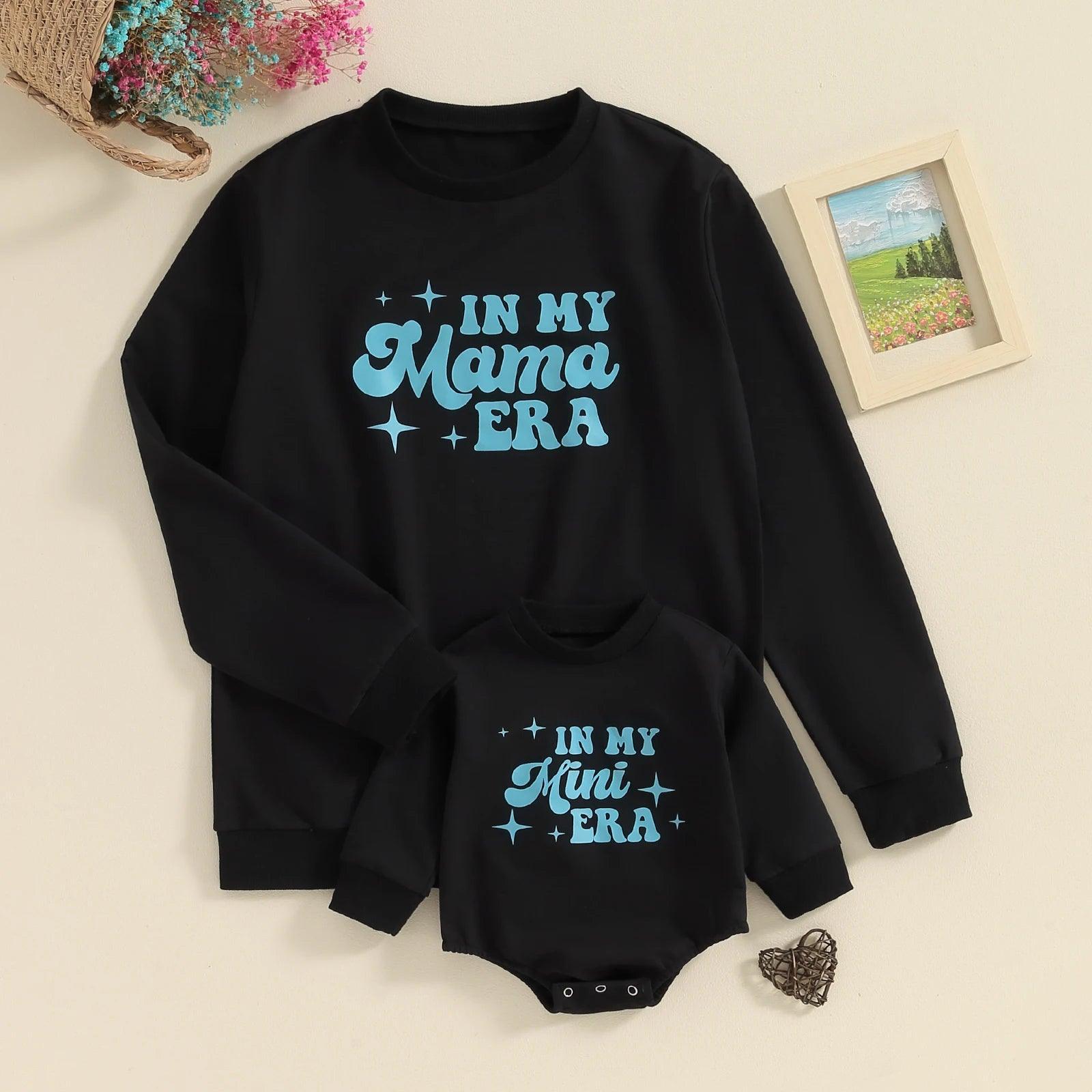 in my mama + mini era matching crew sweatshirts - basil boutique