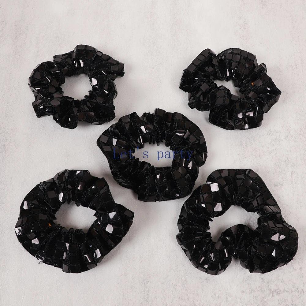 disco ball scrunchies - basil boutique