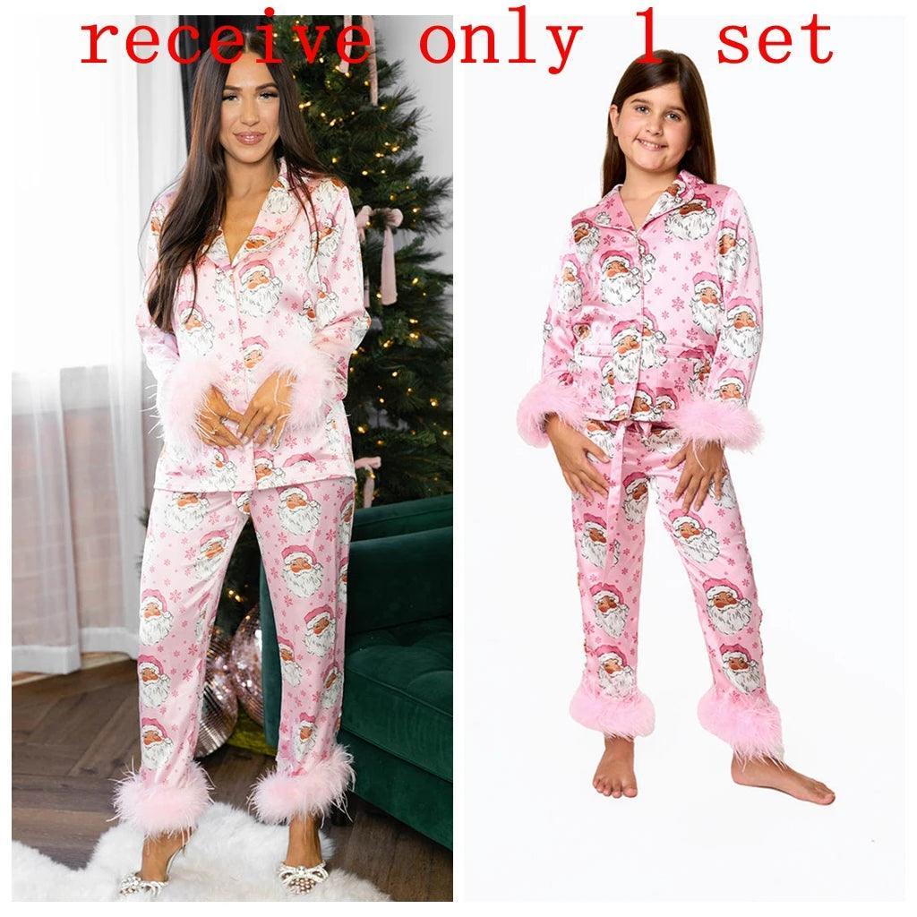 mama + mini holiday matching pajamas - basil boutique