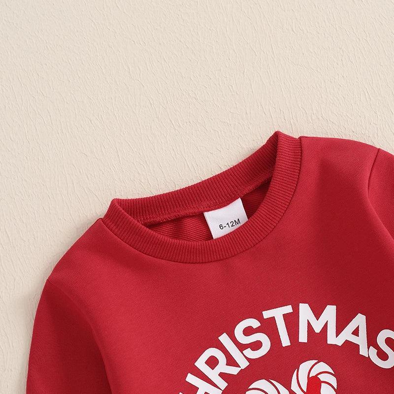 christmas crew kids outfit - basil boutique