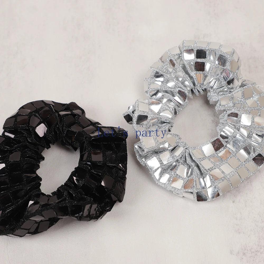 disco ball scrunchies - basil boutique
