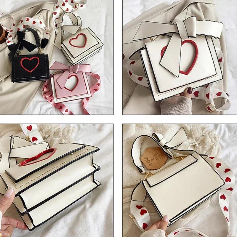 sweet heart crossbody bag