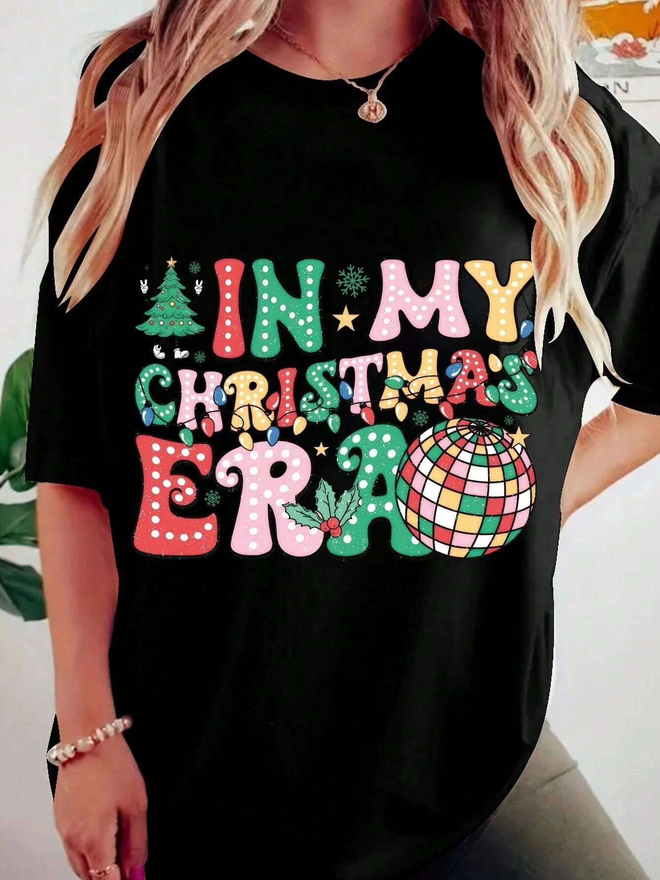 mommy + me in my christmas era t-shirts - basil boutique