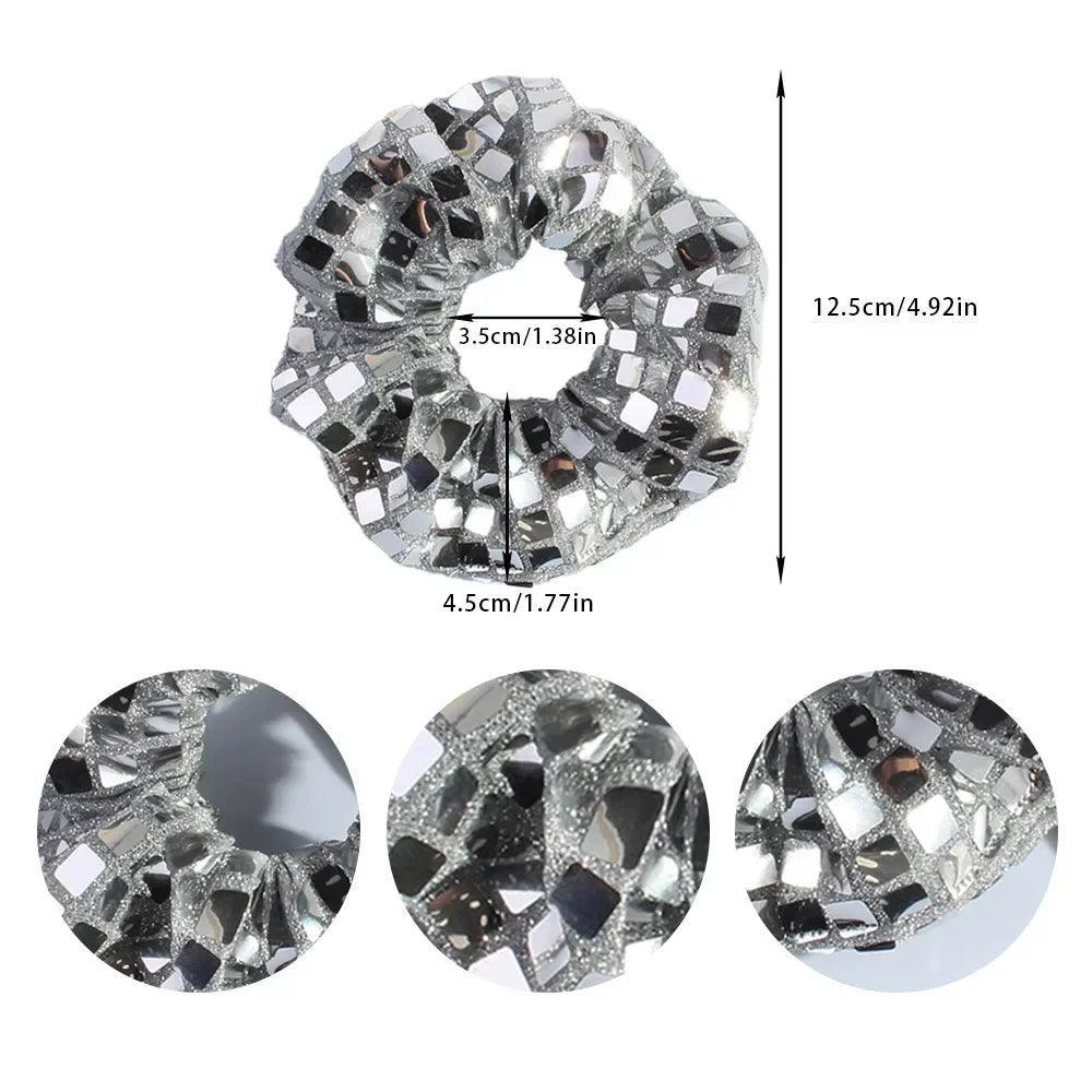 disco ball scrunchies - basil boutique