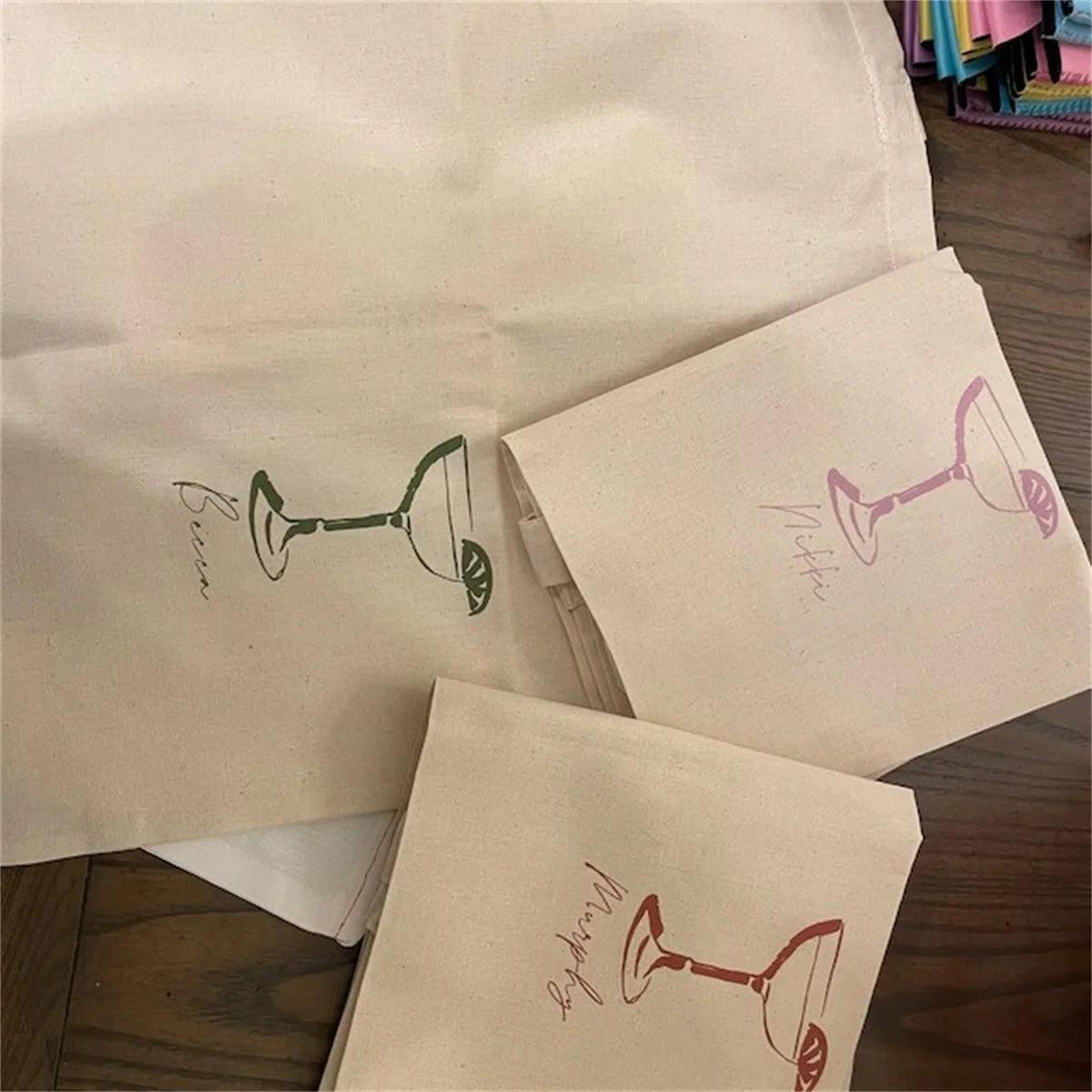 personalized margarita tote bag - basil boutique