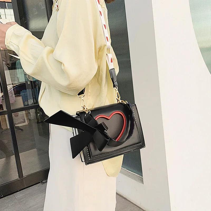 sweet heart crossbody bag