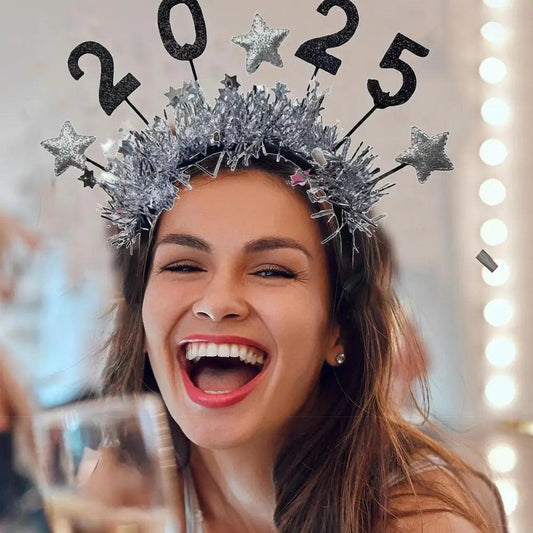 2025 new year headband - basil boutique