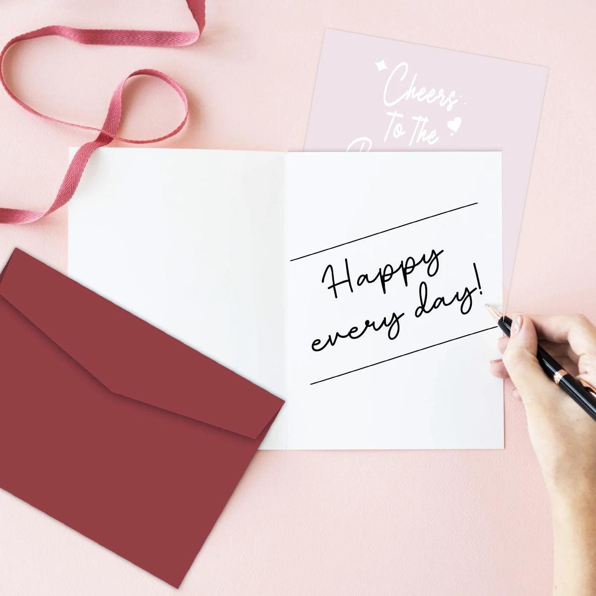 cheers to the bride-to-be card