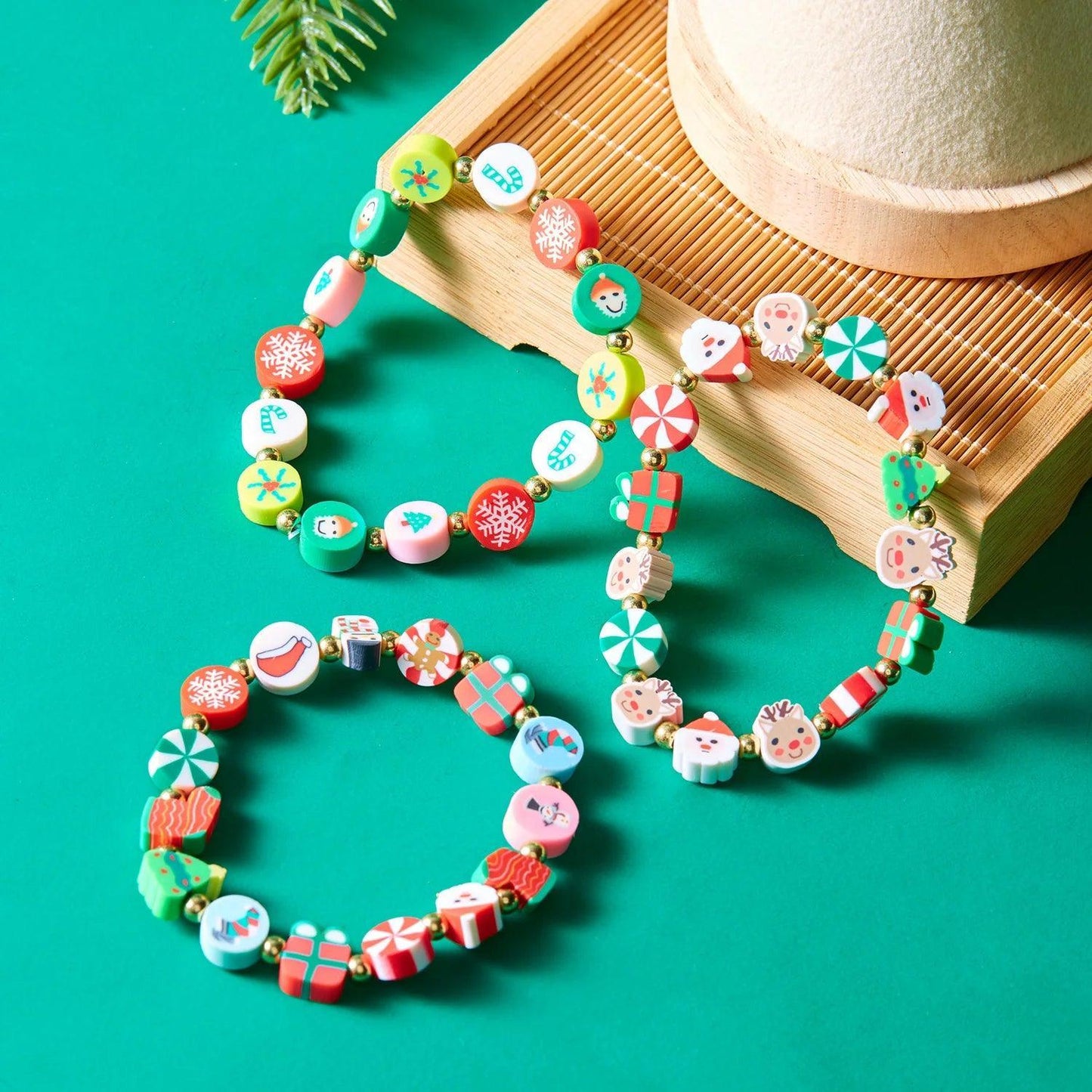 holiday cheer bracelets - basil boutique