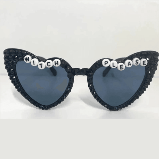 witch please heart sunglasses - basil boutique