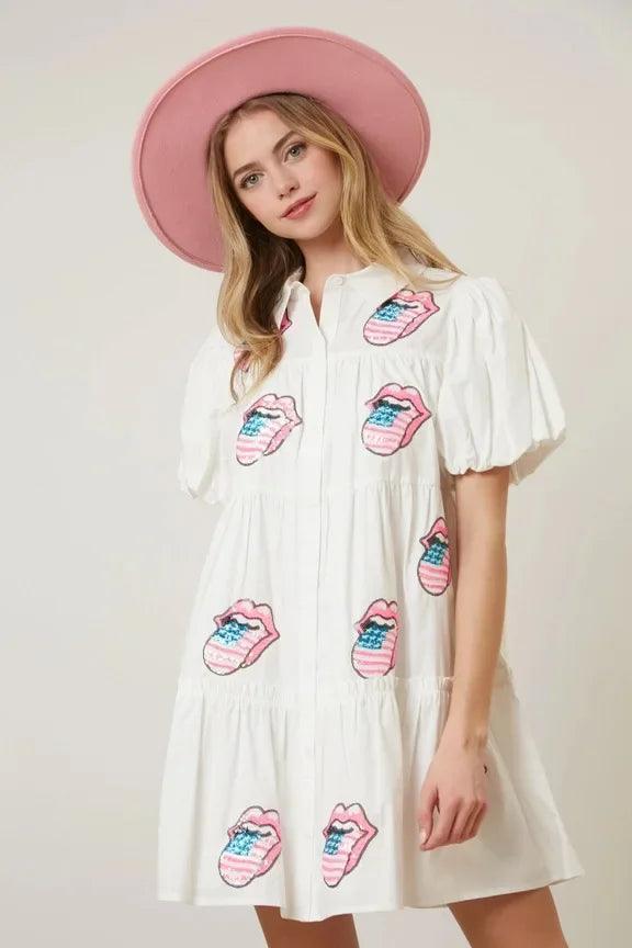 american wild + free sequin dresses - basil boutique