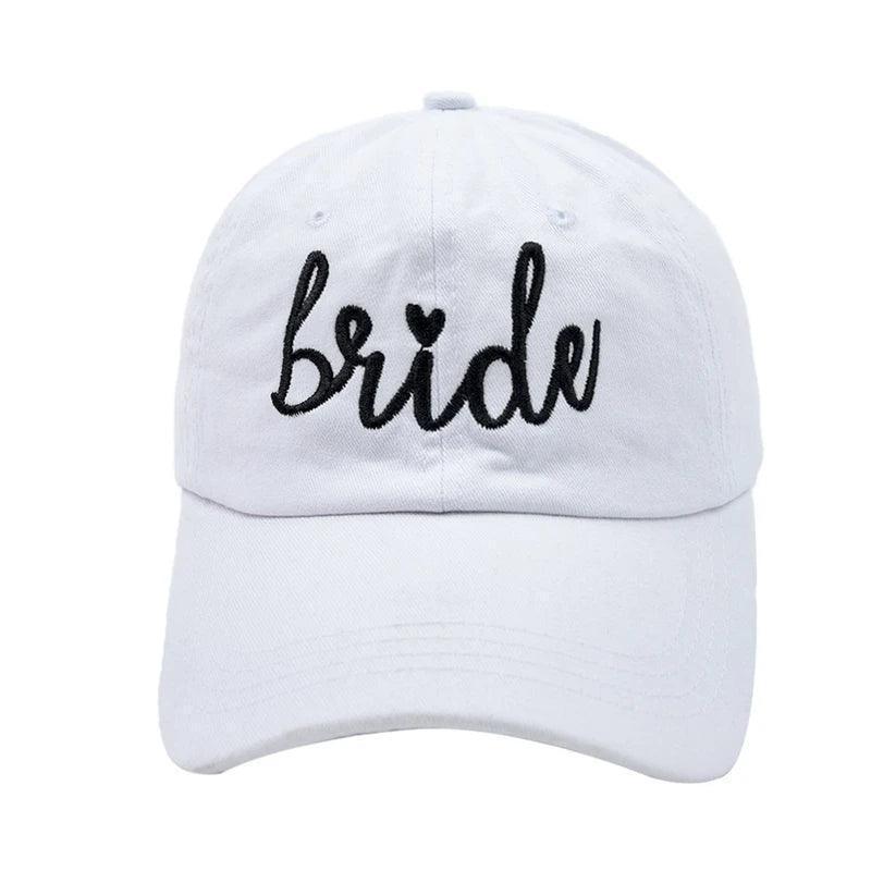 babe + bride heart embroidered baseball hats - basil boutique