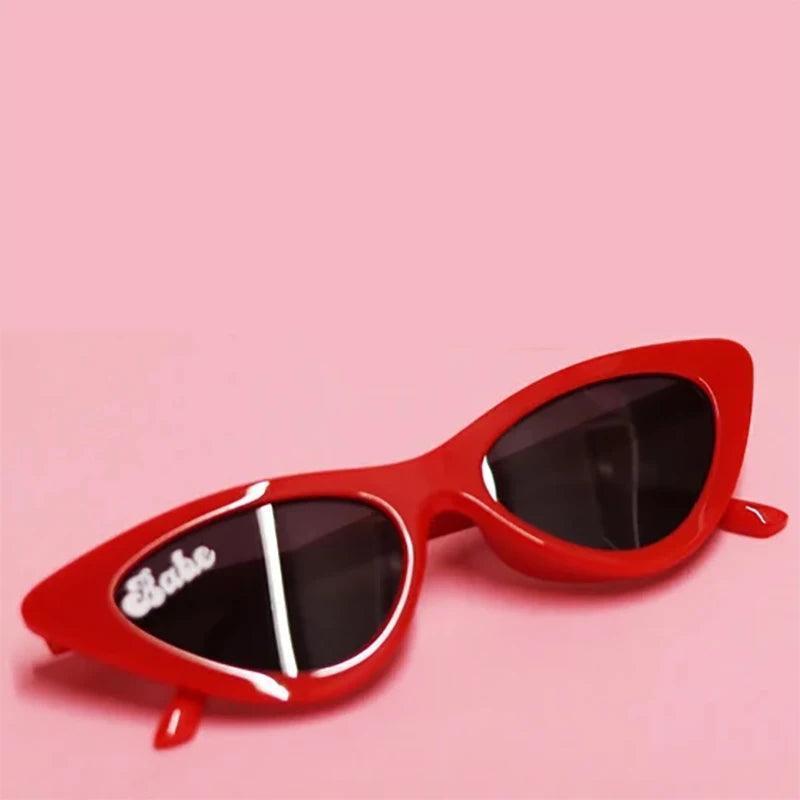 babe + bride retro cateye sunglasses - basil boutique