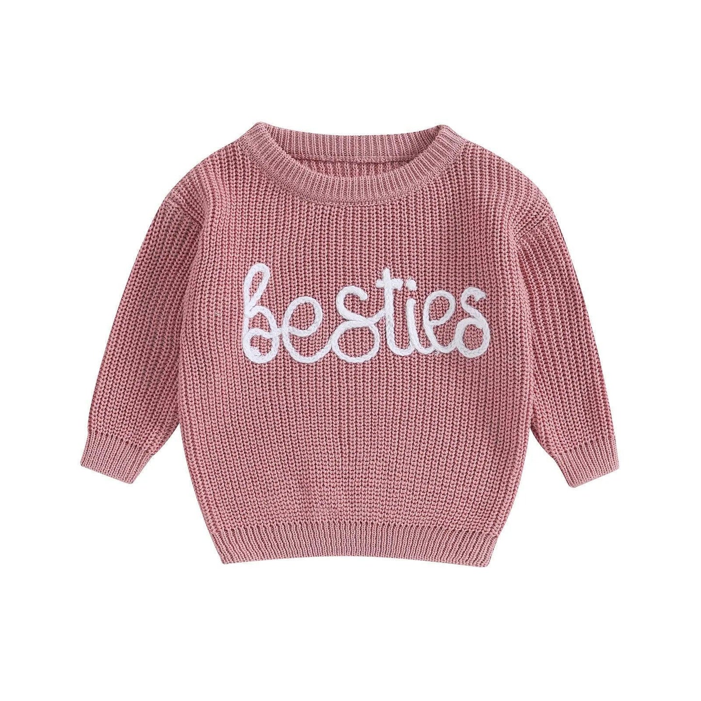 besties kids crew sweatshirt - basil boutique