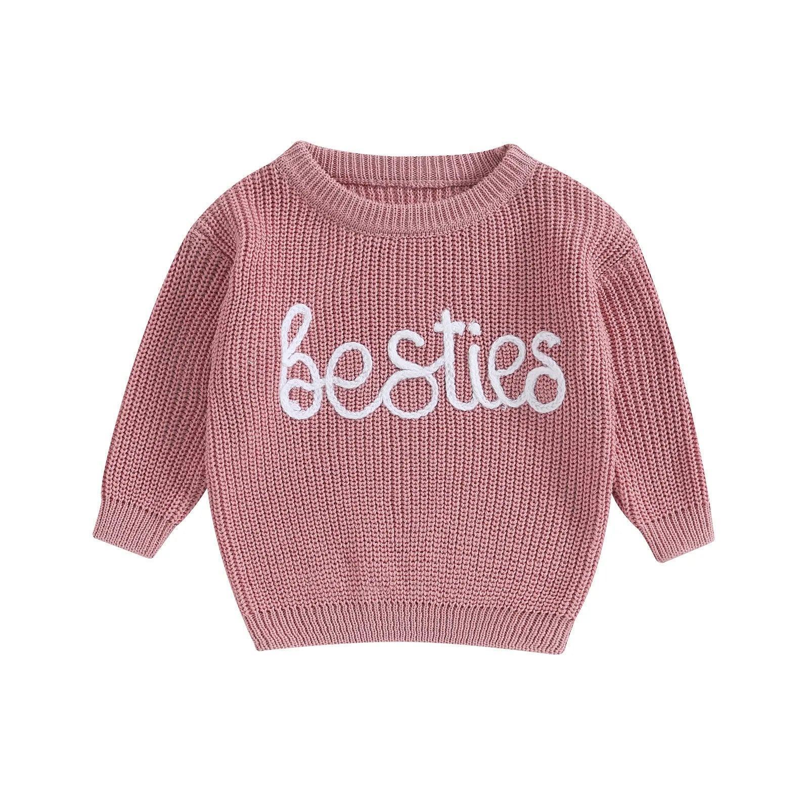 besties kids crew sweatshirt - basil boutique