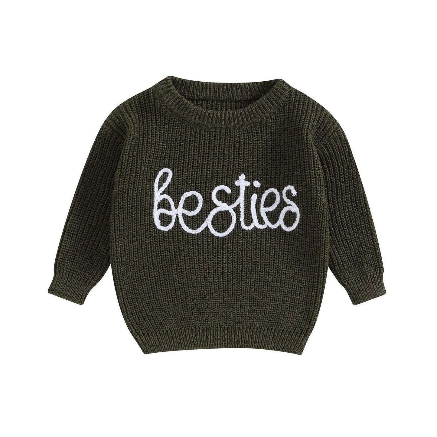 besties kids crew sweatshirt - basil boutique