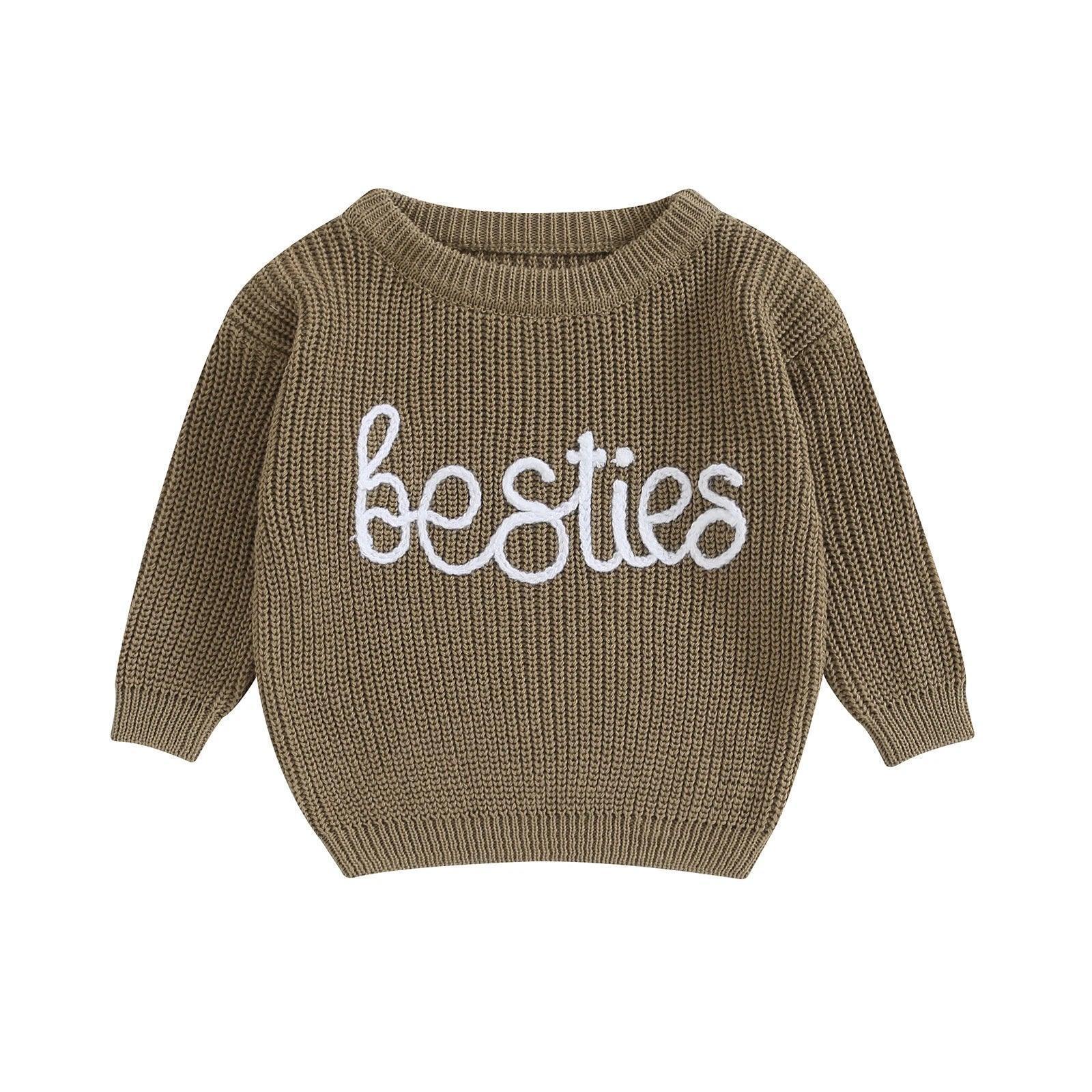 besties kids crew sweatshirt - basil boutique
