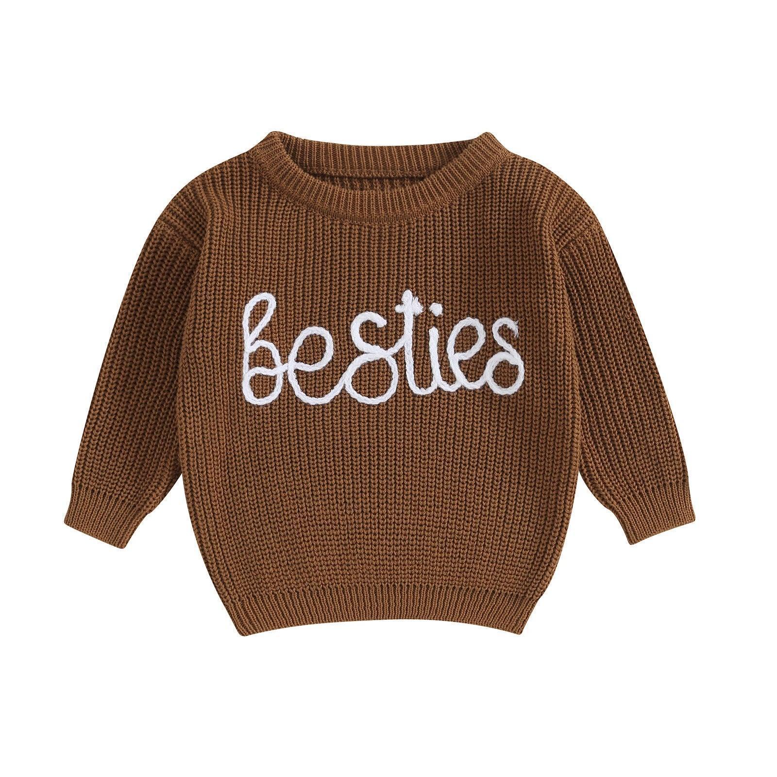 besties kids crew sweatshirt - basil boutique