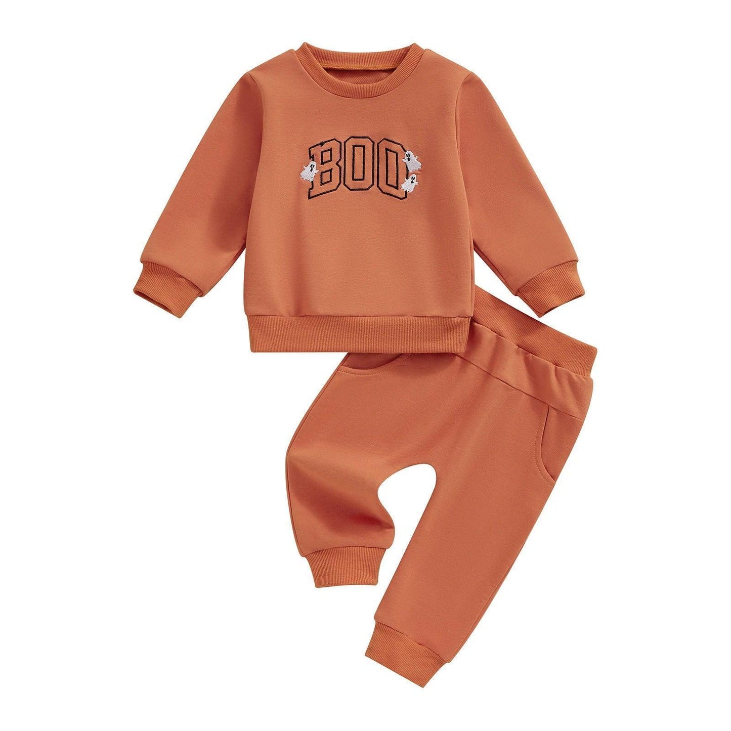 boo vintage kids outfit - basil boutique