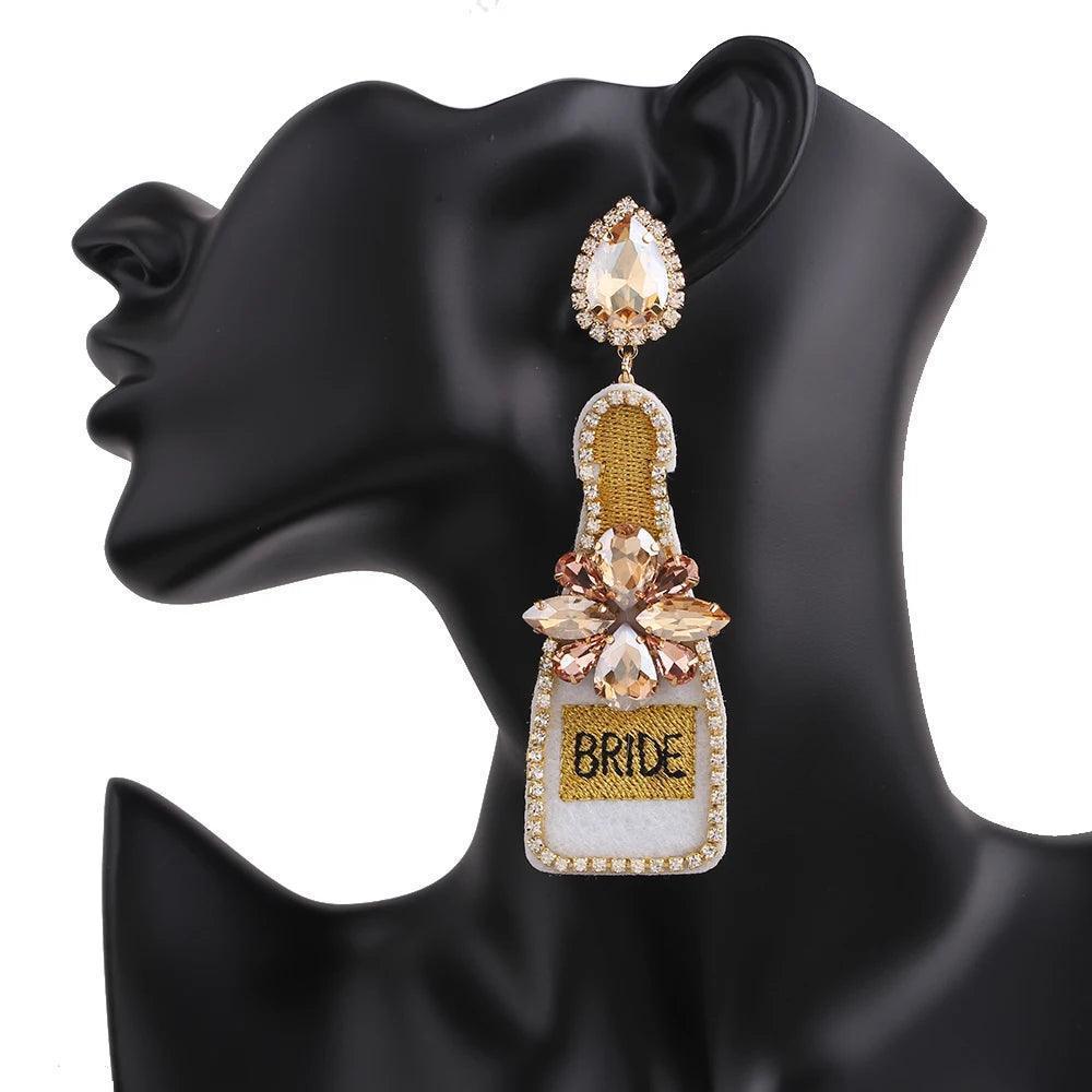 bridal party earrings - basil boutique