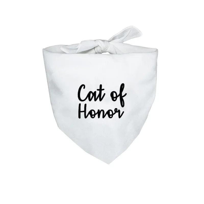 cat of honor bandana - basil boutique