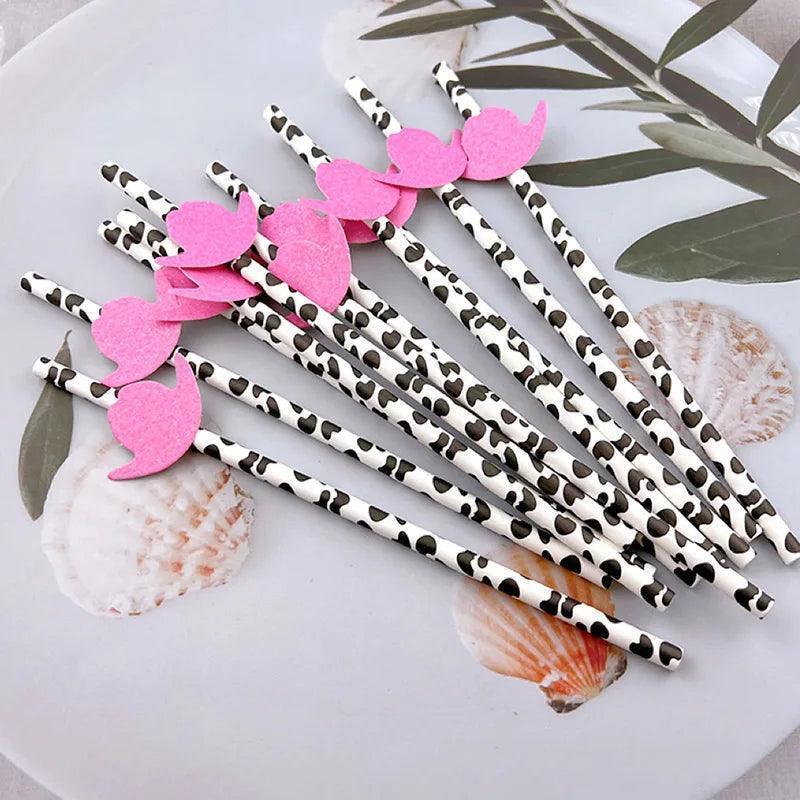 cowgirl hat paper straws - basil boutique