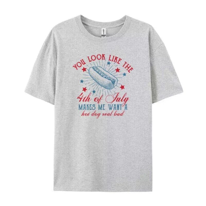 hot dogs + independence t-shirt - basil boutique