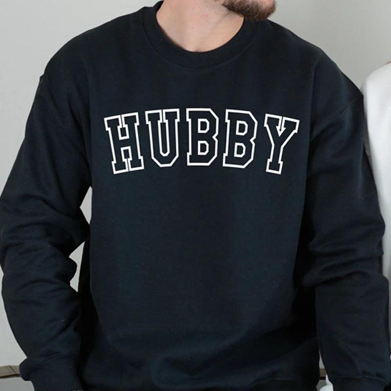 hubby + wifey crew sweatshirts - basil boutique
