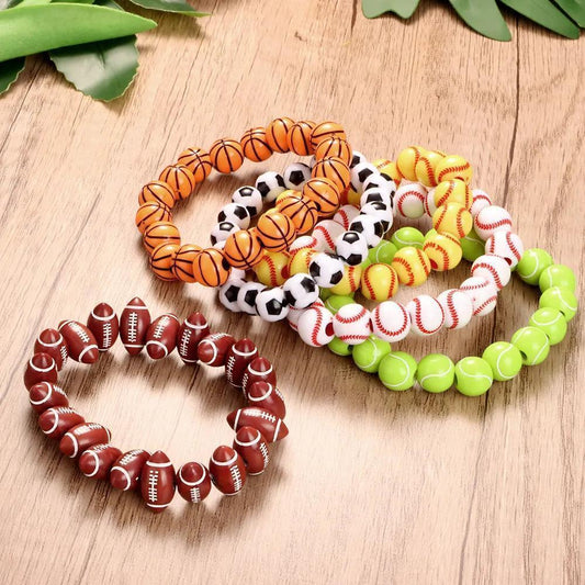 i love sports bracelets - basil boutique