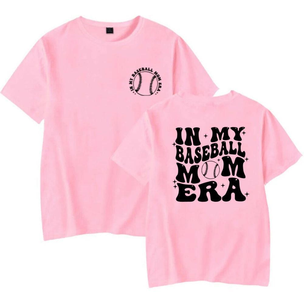 in my baseball mom era t-shirt - basil boutique
