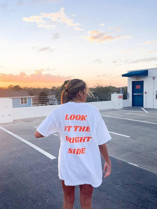 look at the bright side t-shirt - basil boutique