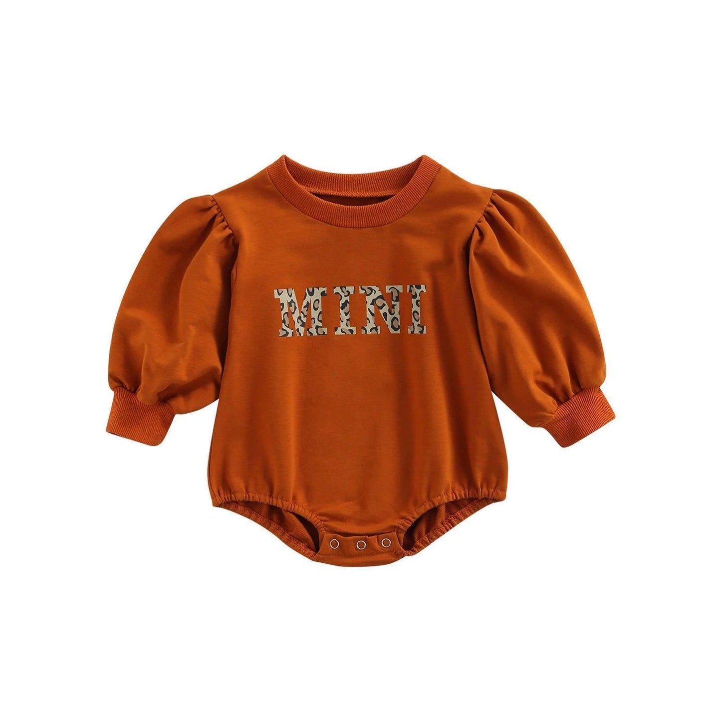 mini puff sleeve onesie - basil boutique
