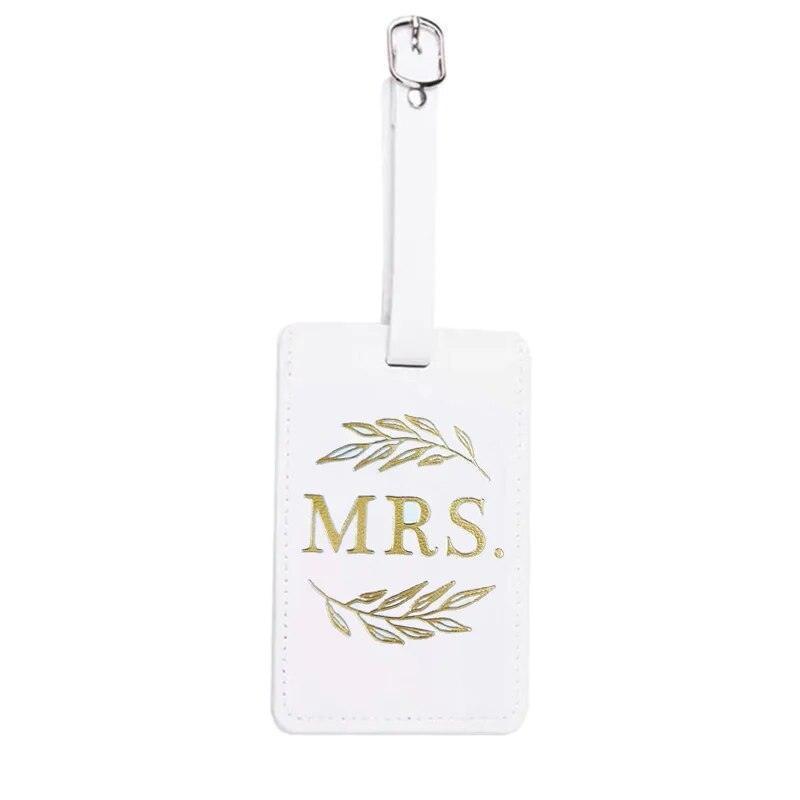 mr. and mrs. luggage tags - basil boutique