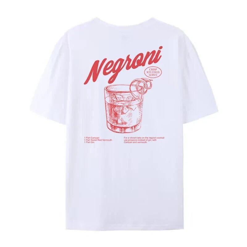 negroni cocktail t-shirt - basil boutique