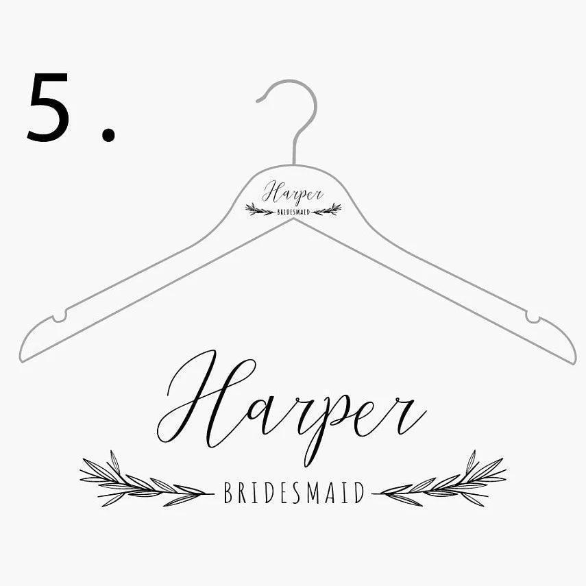 personalized acrylic hanger - basil boutique
