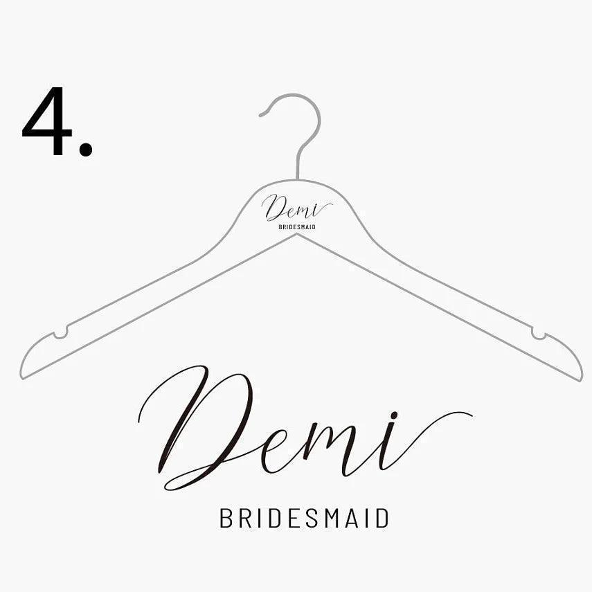 personalized acrylic hanger - basil boutique