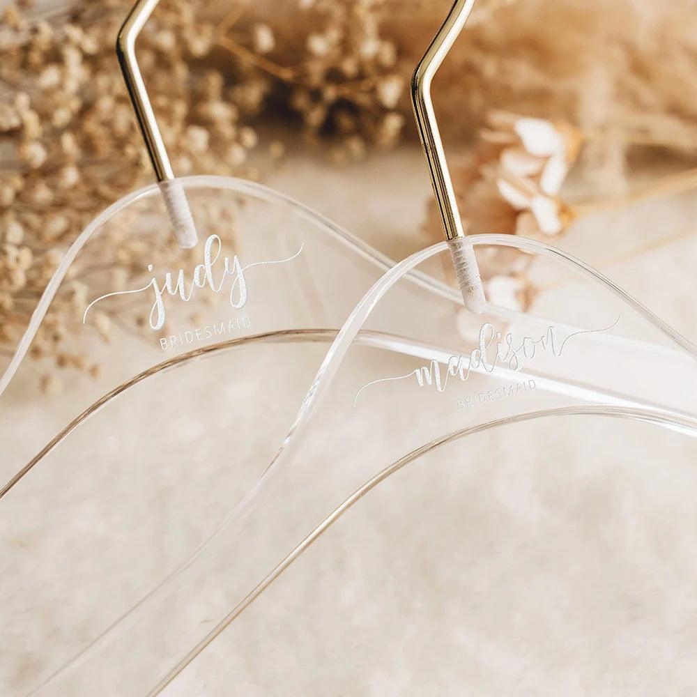 personalized acrylic hanger - basil boutique