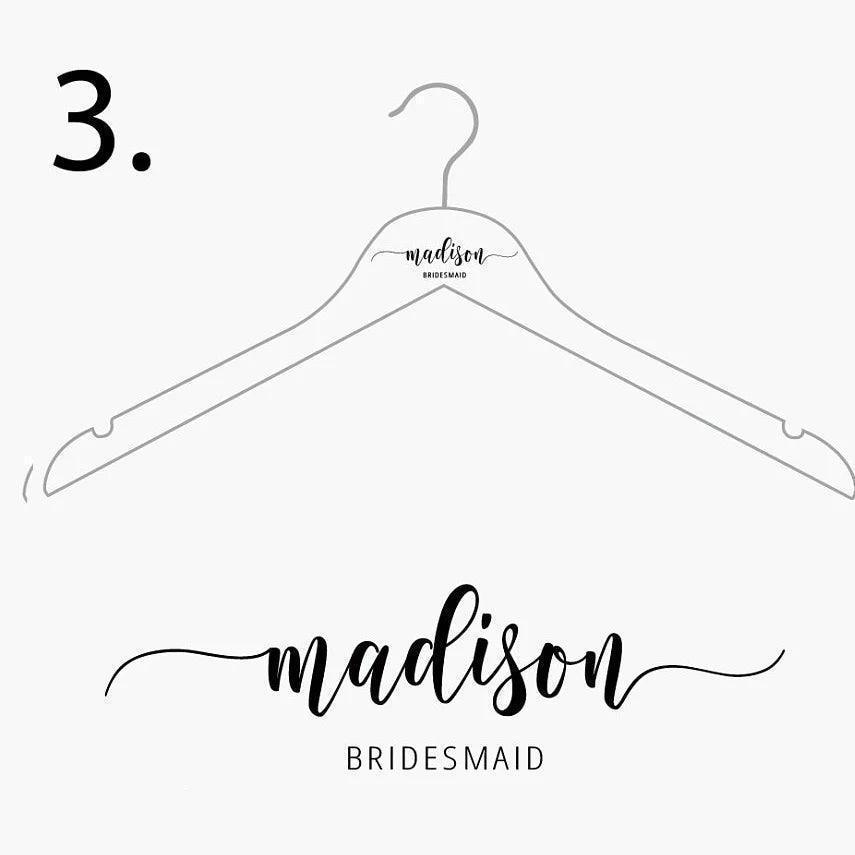personalized acrylic hanger - basil boutique