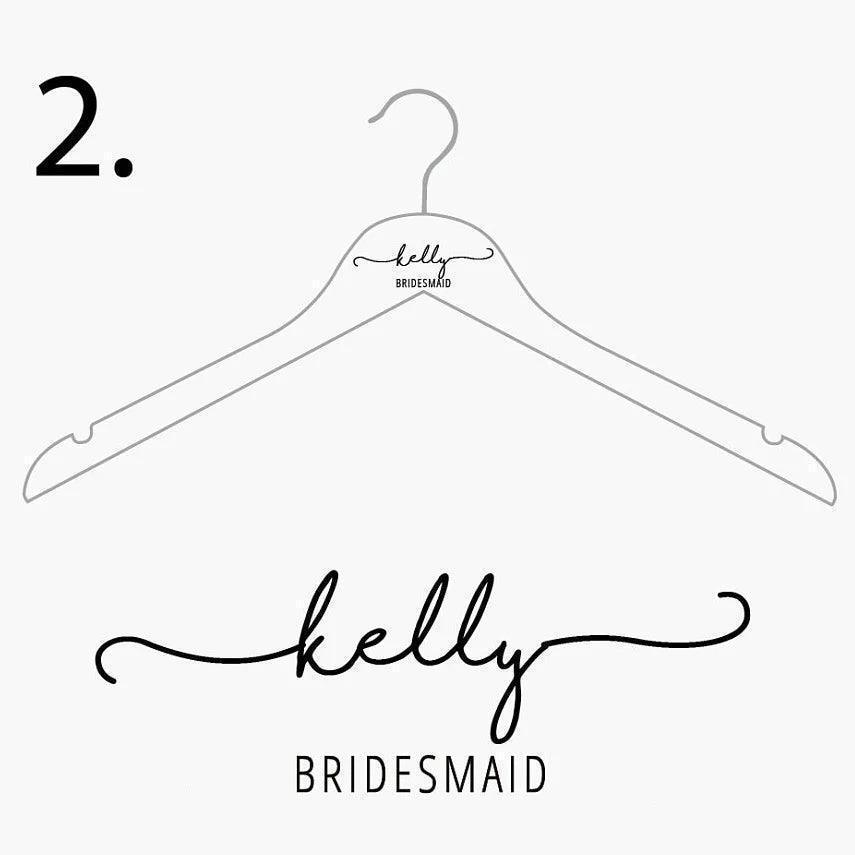 personalized acrylic hanger - basil boutique