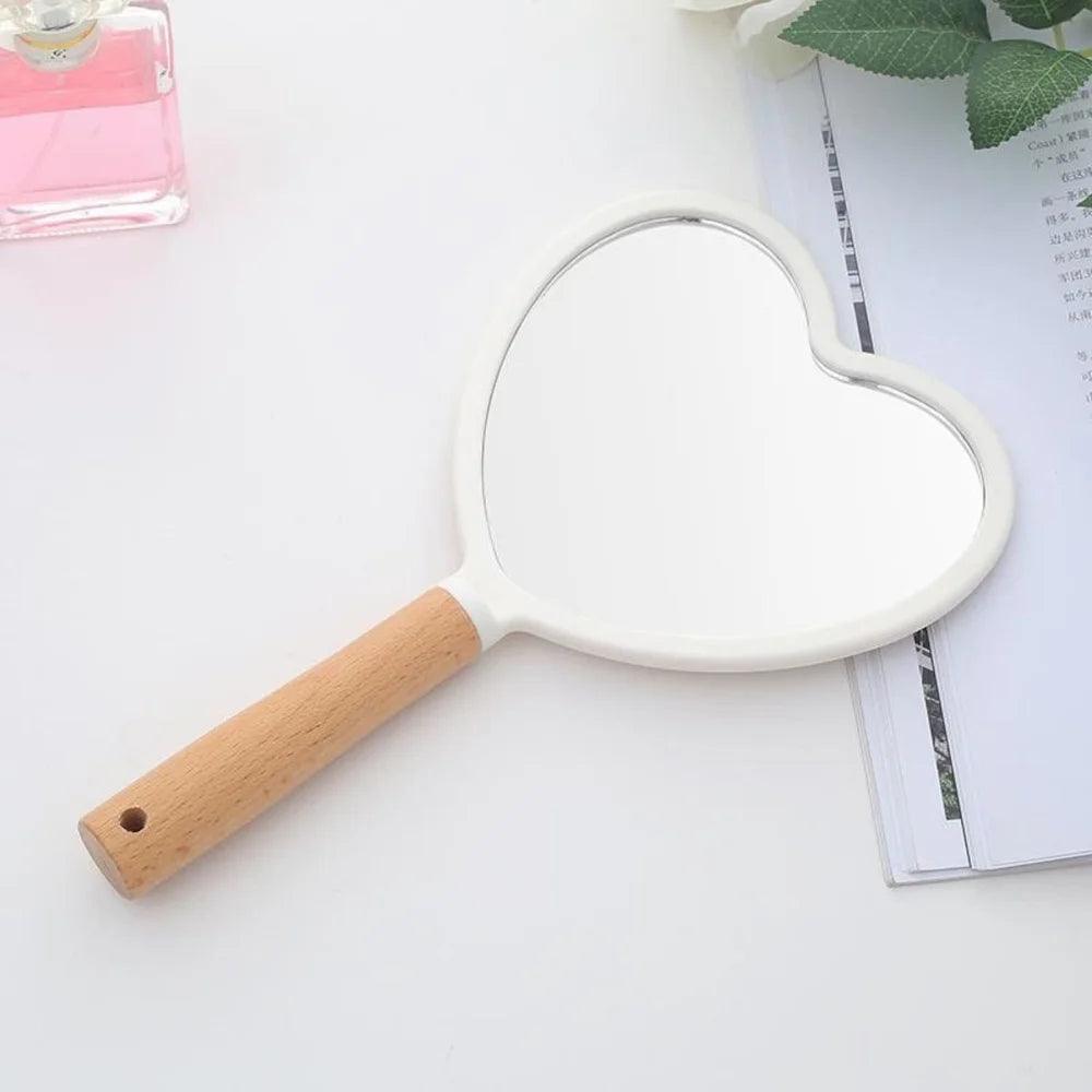 personalized heart makeup mirror - basil boutique