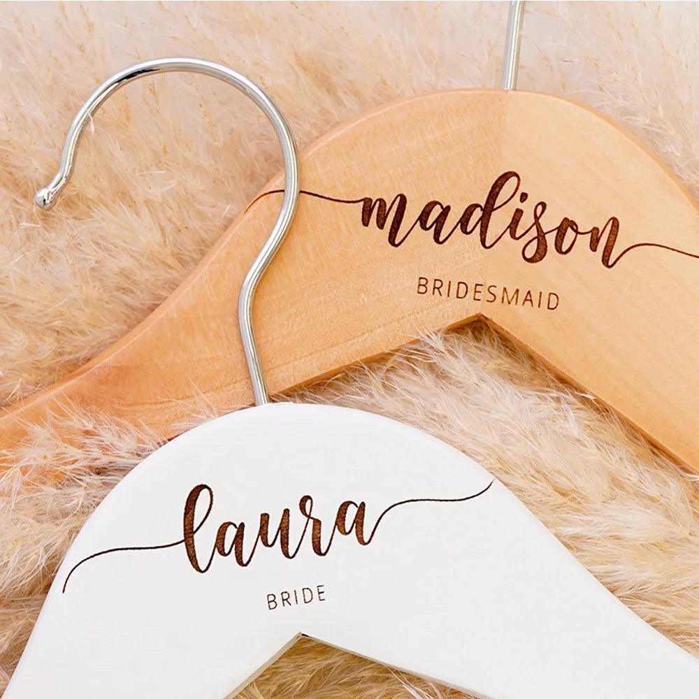 personalized wood hanger - basil boutique