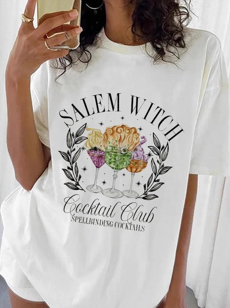 salem witch cocktail club t-shirt - basil boutique