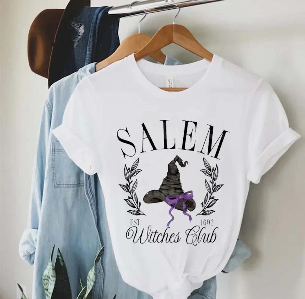 salem witches club t-shirt - basil boutique
