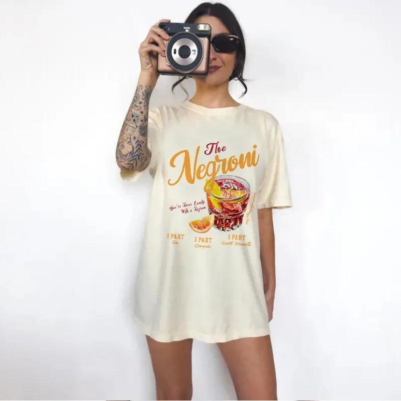 the negroni vintage t-shirt - basil boutique