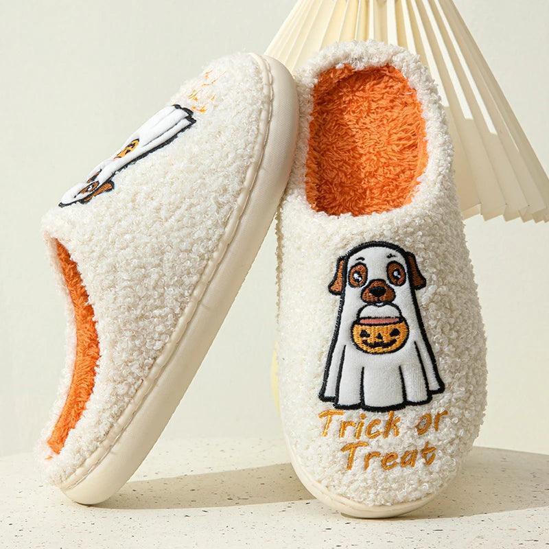 trick-or-treat slippers - basil boutique