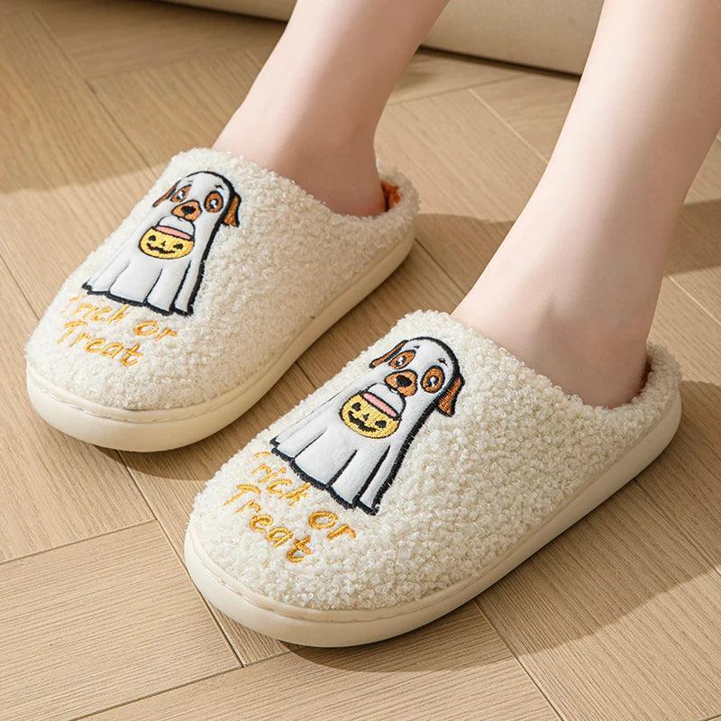 trick-or-treat slippers - basil boutique