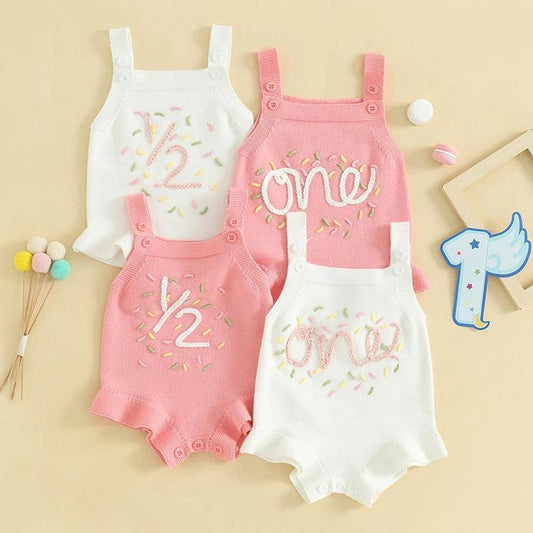 1 + 1 1/2 birthday onesies - basil boutique