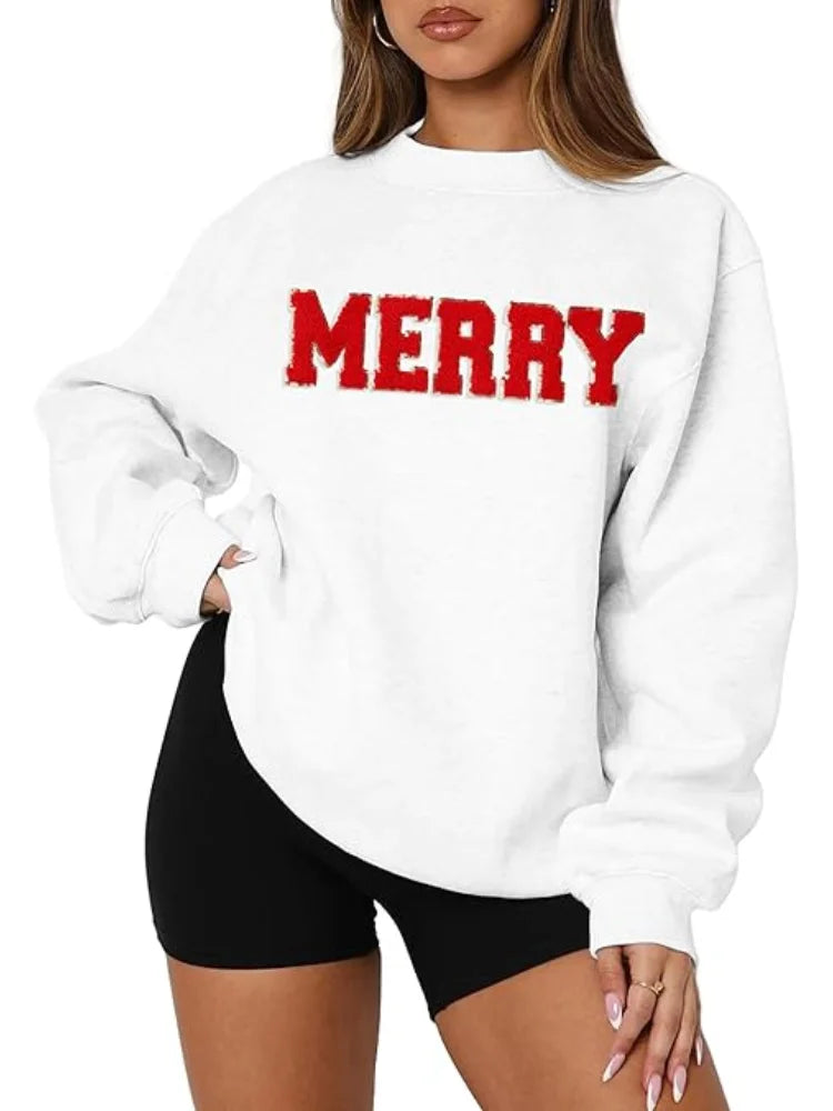merry bold crew sweater