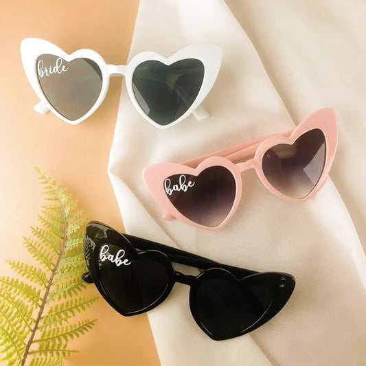 personalized heart sunglasses